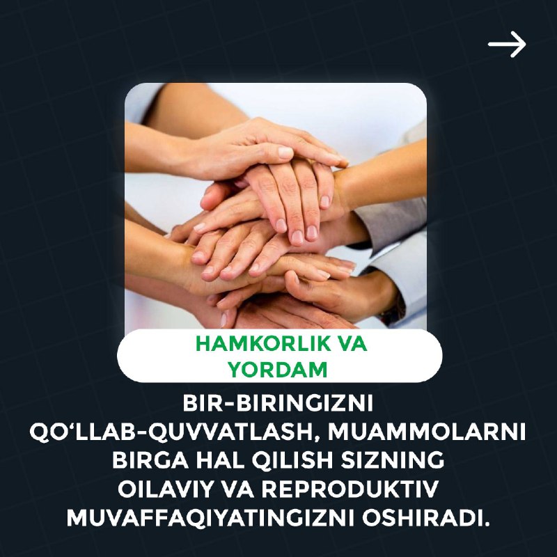 Farzandli bo‘lish imkoniyatini oshiruvchi omillar (5/6)