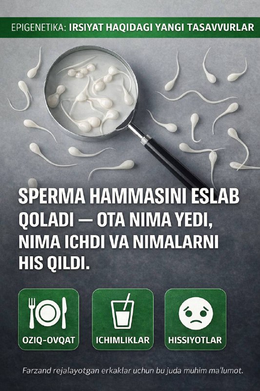 Epigenetika: irsiyat haqidagi tasavvurlar