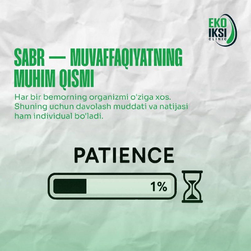 Nega davolashni kamida 3 oy davom ettirish kerak?