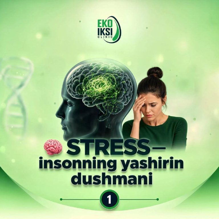 Stress — reproduktiv salomatlikning yashirin dushmani