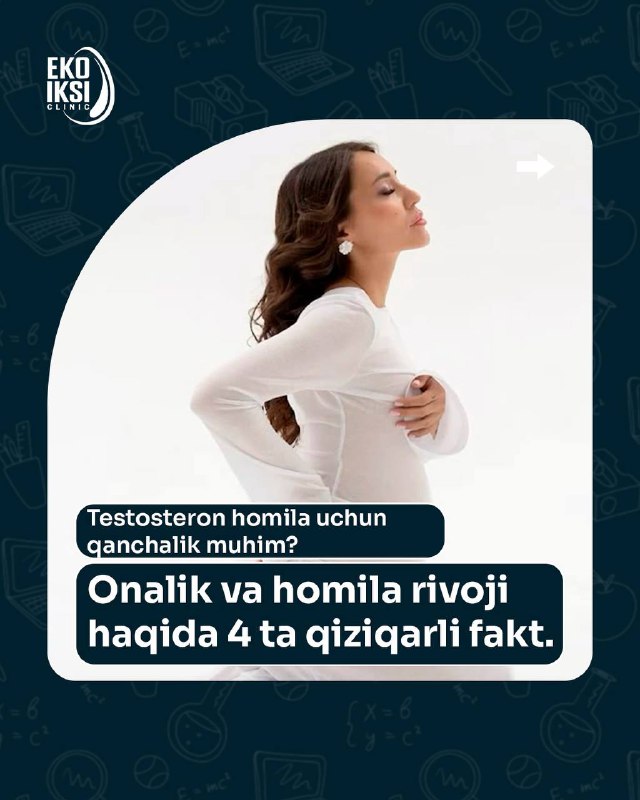 Testosteron homila uchun qanchalik muhim?