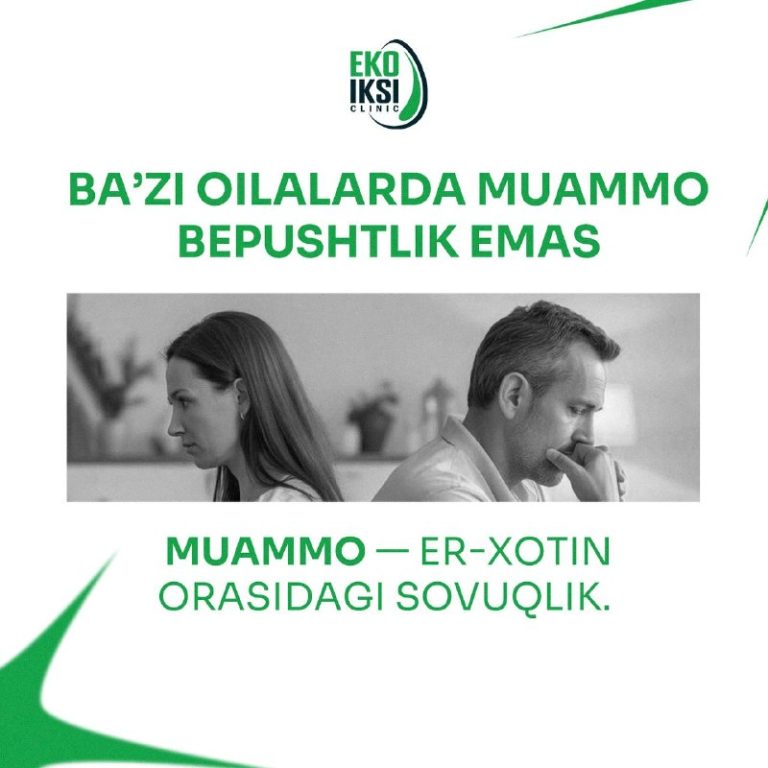 Ko‘pchilik o‘ylaydi: agar homiladorlik bo‘lmasa — bu faqat tibbiy muammo.